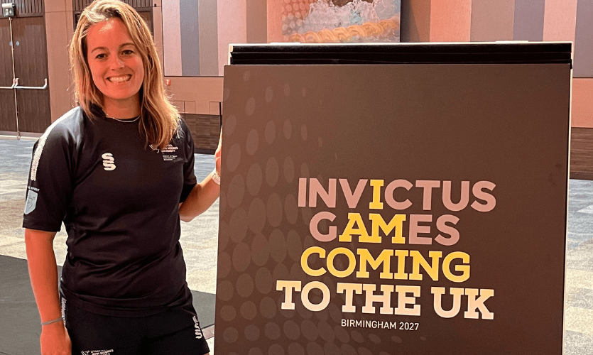 Nic Robinson at the Birmingham 2027 Invictus Games announcement 