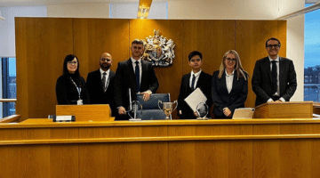 LJMU supports law students as host of national speed mooting competition
