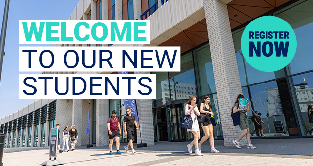 Welcome to our new students - register now